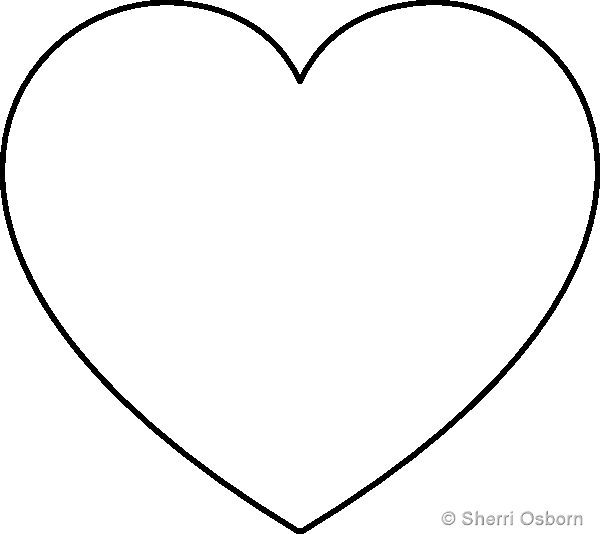 Heart Shape Template