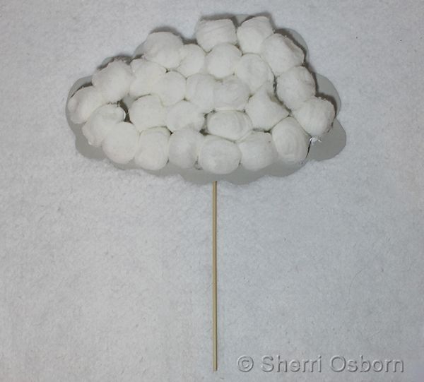 How to Make Umbrella and Rain Cloud Crafts