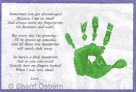 DIY Mother's Day Gift with Kids Handprint - Oven Mitts - Project