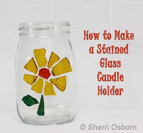 Stained Glass Jars, Kids' Crafts, Fun Craft Ideas