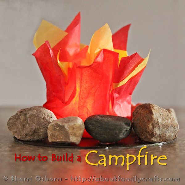 crafts Campfire Summer Crafts paper pinterest for Tissue  Craft Kids*: Preschool food