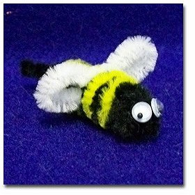 Make a Chenille Stem Bumble Bees