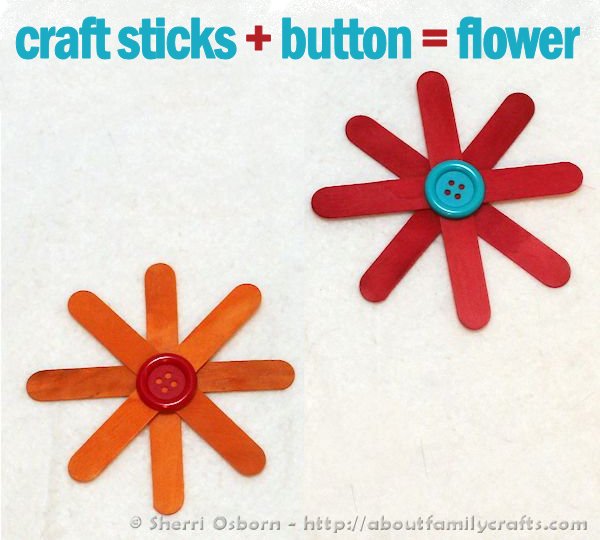 How to Make a Craft Stick Flower Bouquet