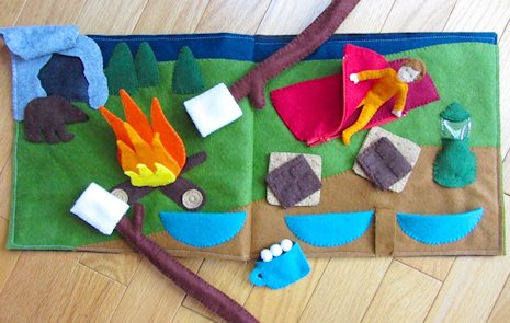 HOw to make a Camping Quiet Book