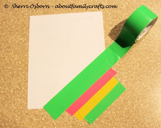 Come Together Kids: Duck Tape Notebooks with Pencil Holder