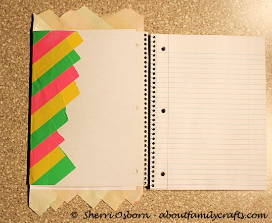 Duck Tape Notebooks with Pencil Holder - Come Together Kids