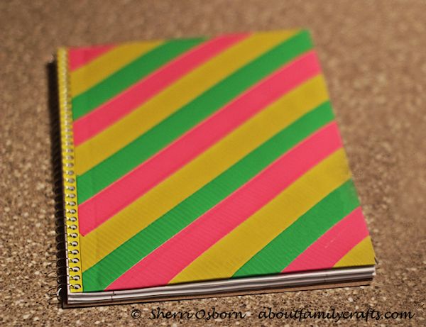 Come Together Kids: Duck Tape Notebooks with Pencil Holder