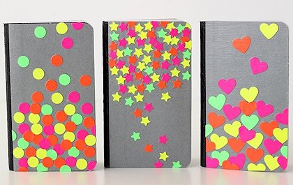 Neon Confetti Notebook