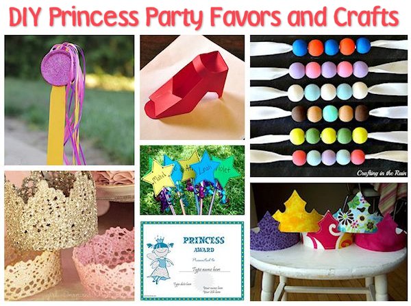 Princess Party Favors and Crafts