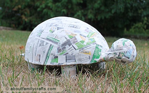 Kid Made Modern Paper Mache Turtle Kit
