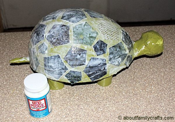 Kid Made Painting Kit for Kids Paint Your Own Paper Mache Turtle