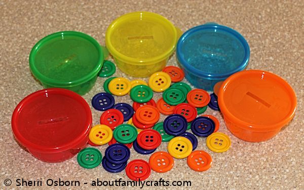 Colour Sorting Cups - Craftulate