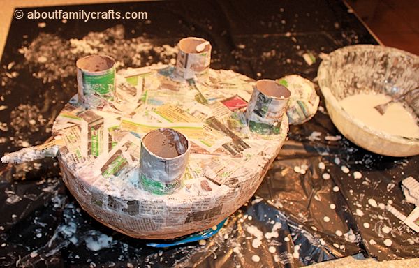 Paper Mache Patchwork Turtle – About Family Crafts