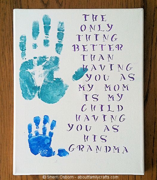 Grandma Gift, Gifts for Grandma From Grandkids, DIY Gift From Kids