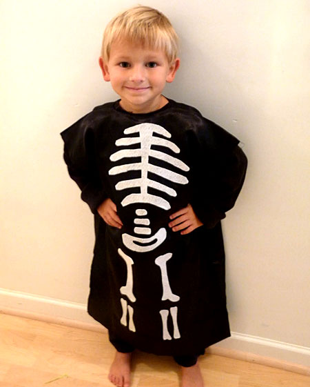 Skeleton Pillowcase Costume