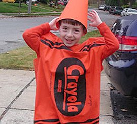 Pillowcase Crayon Costume