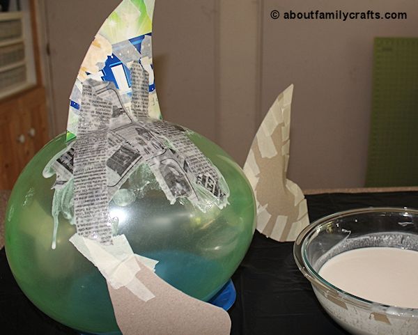 How To Make a Paper Mache Fish - Studio DIY