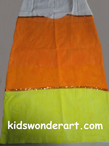 Pillowcase Candy Corn Costume