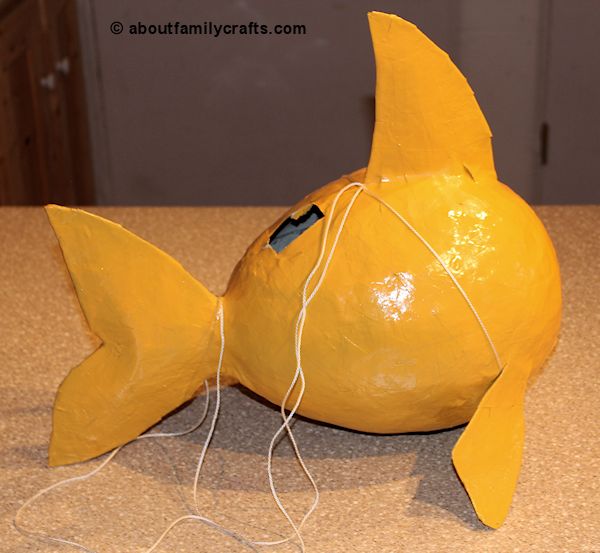 Make a Paper Mache Pinata Fish – About Family Crafts
