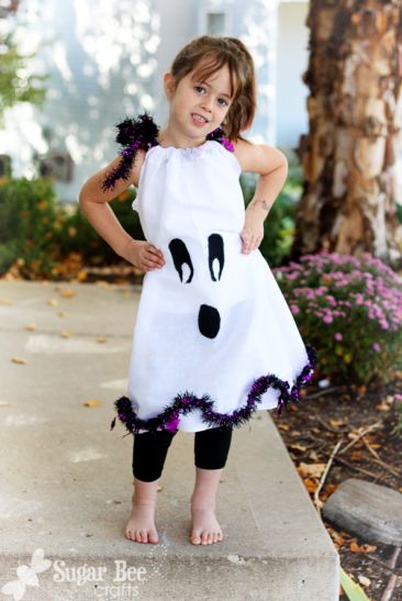 Ghost Pillowcase Dress Costume