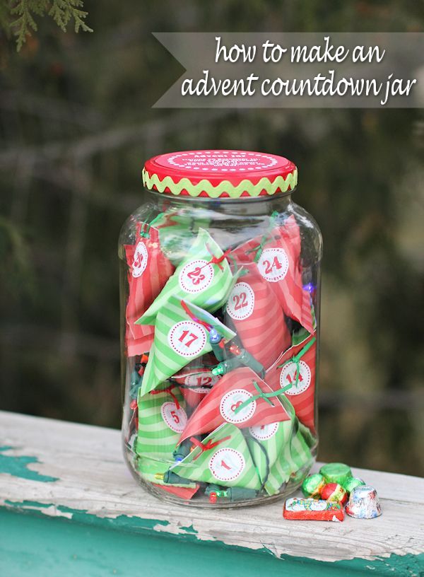 How to Make an Advent Countdown Jar