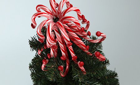 Candy Cane Tree Topper