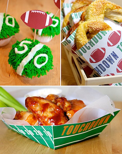 Football Party Printables from Hostess