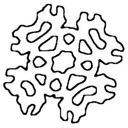 Snowflake Coloring 250