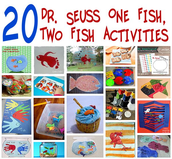 One Fish, Two Fish, Red Fish, Blue Fish+The Cat in the Hat(set of 2 books)