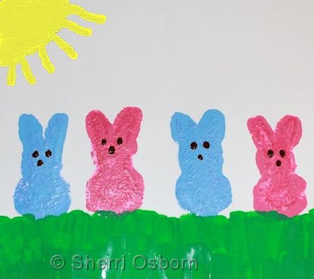 Spring Bunny Painting