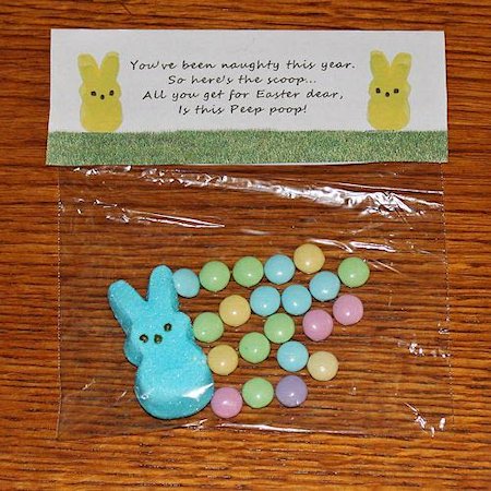 Peep Poop Craft