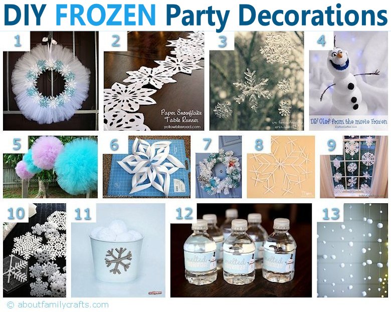 75 Diy Frozen Birthday Party Ideas About Family Crafts