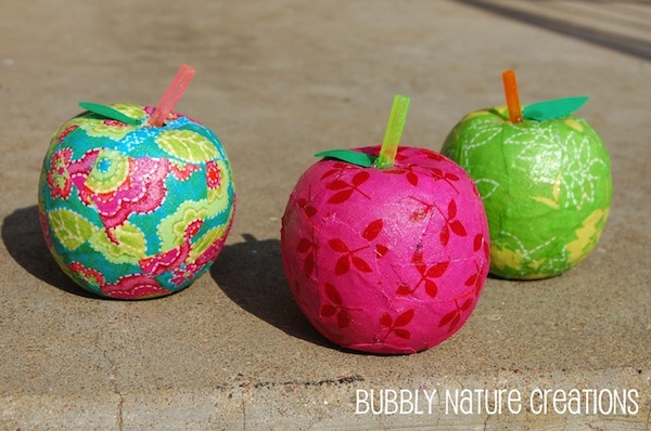 Mod Podge Fabric Apples