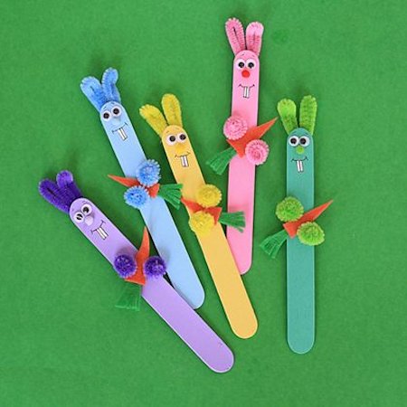 Craft Stick Bunnies