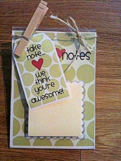 Sticky Notepad Holder