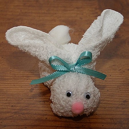  Wash Rag Bunny Craft