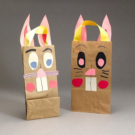 How to make Easy Paper Bag, Bunny Paper Bag