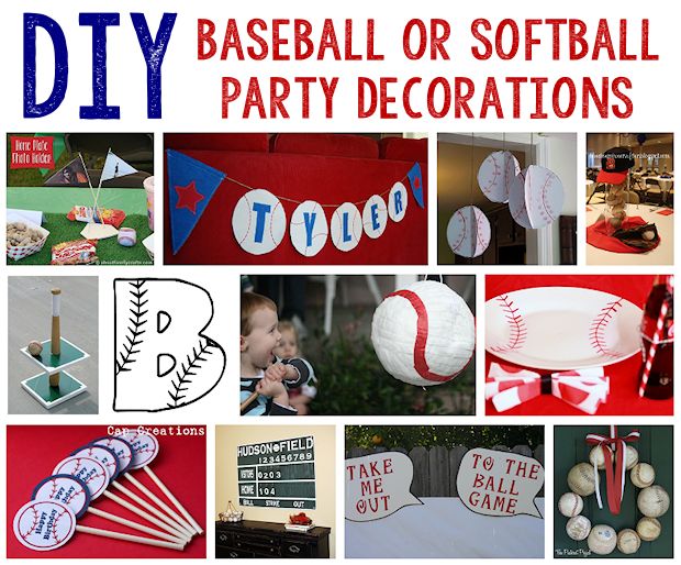 61 DIY Baseball Birthday Party Ideas – About Family Crafts