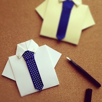 Ribbon Tie Father's Day Card