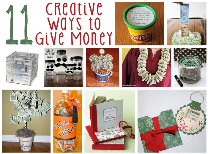 10 creative ways to give cash