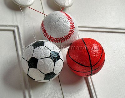 Sports Ball Ornaments