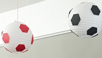 Soccer Ball Hanging Lanterns