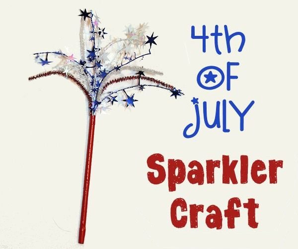 4th of July Sparkler Craft