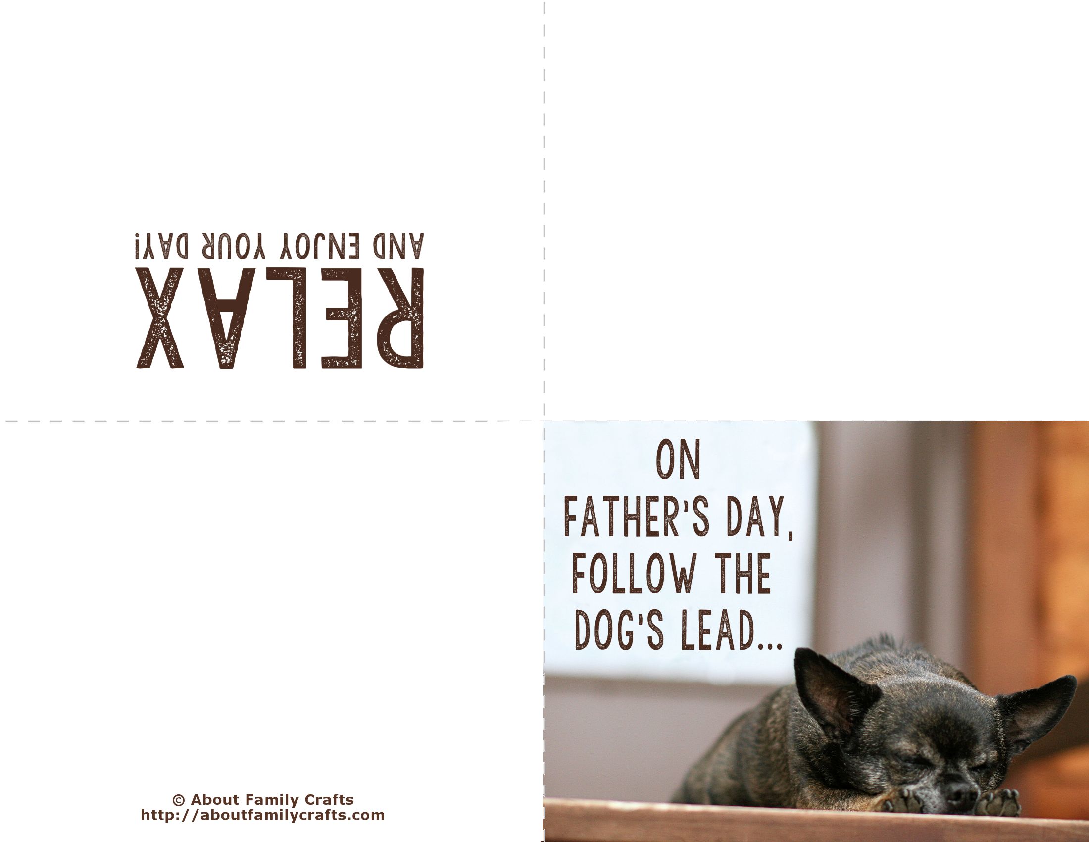 5 Printable Father S Day Cards About Family Crafts