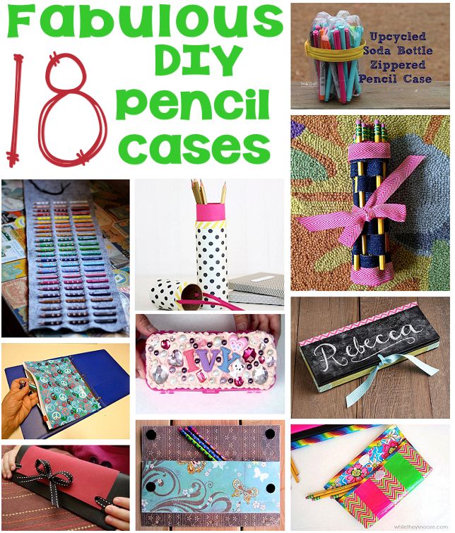 12 DIY PENCIL CASE - SCHOOL SUPPLIES IDEAS - Back to School Life