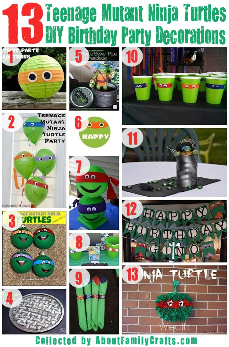 crazy for craft: Tartarughe Ninja Party