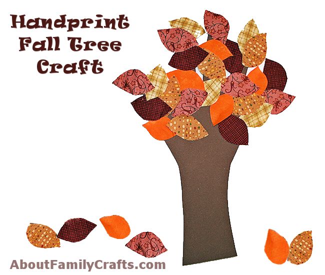 fall handprint tree