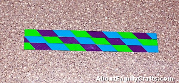 Colorful Duct Tape Bracelet – About Family Crafts