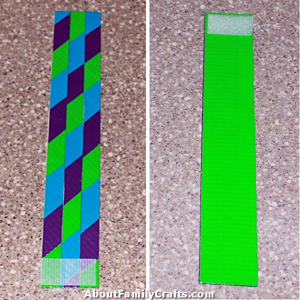 Colorful Duct Tape Bracelet – About Family Crafts