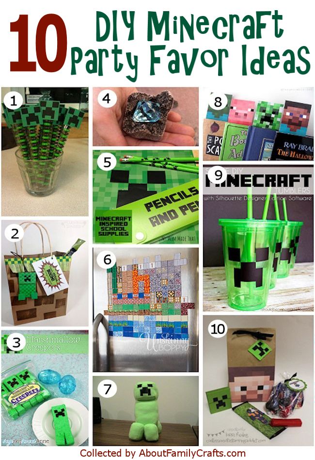 SUPPLIES Very Popular MINECRAFT PARTY KIT